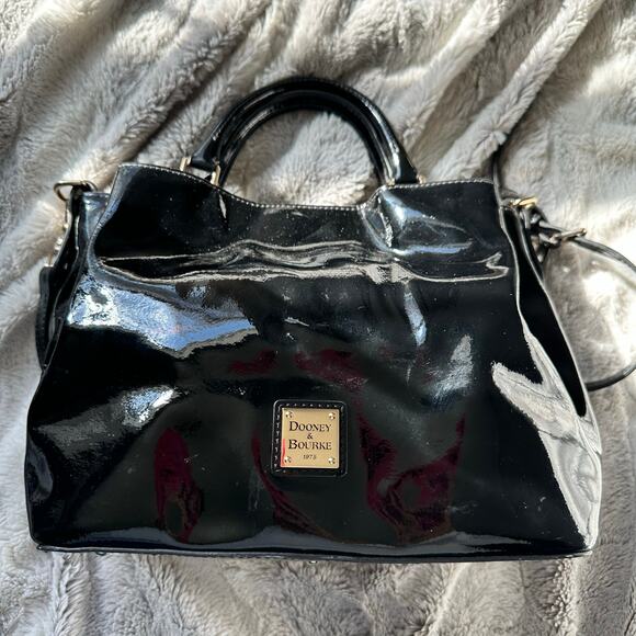 Dooney & Bourke Brenna Patent Leather bag black $411 - Picture 15 of 15